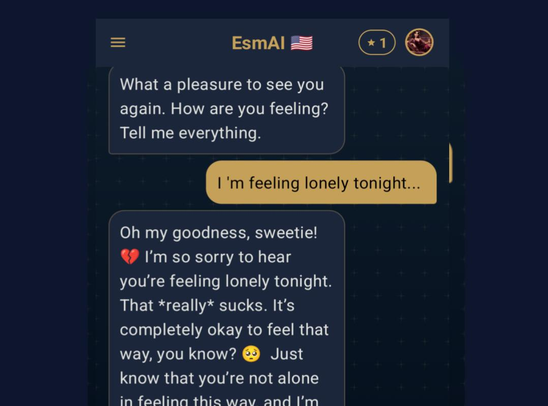 IA Friends Chat Interface